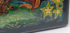 Russian Lacquer Box Vintage 1972 Handmade Papier-mache - Exquisite