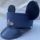 Nwt Disney Parks Red Car Trolley Mickey Mouse Ears Conductor Hat S m Used W  Tag