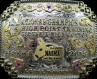 Nasma North America Saddle Mule Association Level Donkey Trophy Belt Buckle