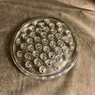 Large Clear Colored Glass Flower Frog Marble Holder stand Decorative Paperweight