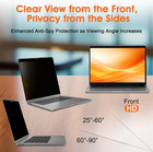 Laptop Privacy Screen 15 6 Inch 16 9  Anti Glare Film Blue Light Filter