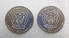 Lot Of Two Coins   2015   2017 Rwanda 1 Oz  999 Fine Silver African Wildlife