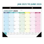 Desk Calendar 2025-2026  18 Monthly Calendar From Jan 2025 -jun 2026  17 x12  