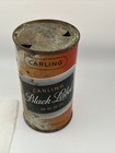 Vintage 1950s   carling Black Label  Flat Top Pull Tab Beer Can Breweriana