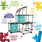 47  Cat Tree Bed Furniture Scratching Tower Post Condo Play Mega Kit Pet House