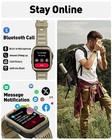 Smart Watch Bluetooth Call Answer Dial Fitness Heart Rate Sleep Iphone Samsung