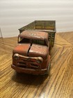 Vintage 1950s Marx Lazy Day Farms Stake Truck Pressed Steel Toy