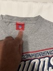 2007 Reebok New England Patriots Afc Champions T-shirt Gray Size M