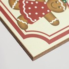 12  Wooden Sign Gingerbread Bakery - Christmas Decorative Ornament Wooden Wal   