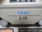 Vintage Audiophile Teac X-7r Reel To Reel Tape Player Recorder Wood Cabinet