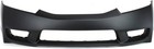 Bumper Cover Kit Compatible With Honda Civic 2009-2011  Primed  Sedan