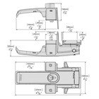 D d Lokklatch Magnetic Lockable Gate Latch