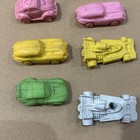 Vintage Diener Rubber Eraser Toy Lot Of 9  Cars