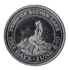 1984 Sylvan Lake Mermaid  2 Trade Dollar - The Silver Dolphin Token Medal