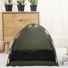 Cat Tent Cooling Mat  Dog House Pet Sofa Camping Dog Bed With Cushion For Dog Ke