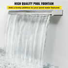 Vevor 17 7  Pool Fountain Pond Waterfall Spillway Stainless Steel Cascade Garden