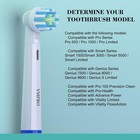 Replacement Heads Compatible With Oral B Brau Electric Toothbrush  10 Pack Tooth