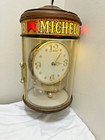 Vintage Michelob Beer Revolving Motion Lighted Clock Sign Works