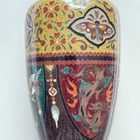 Antique Japanese Cloisonn   Vase Signed Sato
