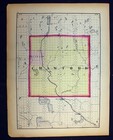 1873 County Map Kalkaska Crawford Michigan H f  Walling Original Not A Reprint