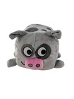 Kohls Cares 2023 Gray Pig Plush Cube Toy 7  Polyester Stuffed Animal Farm Spots