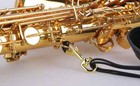 Saxophone Neck Strap Leather Padded Comfortable For Soprano Tenor Alto Baritone