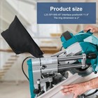 Miter Saw Dust Collection Bags  2-pack With Zipper  Fits 1 5  To 2  Ports