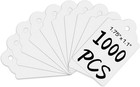 1000 Pcs Price Tags For Tag Gun  1 75 X 1 1 Inches Unstrung Marking White Bla   