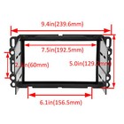 Car Radio Stereo 2din Dash Kit Wire Harness Antenna For Gmc Chevy Suzuki Pontiac