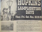 Vintage 1954 Hopkins Lamplighting Lights Days Minnesota Large Newspaper Print Ad
