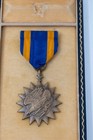 Wwii Air Medal In Original Titled Case Us Army Air Force Vintage Wrap Brooch