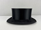Vintage Black Silk Collapsible Top Hat Luxus Good Condition 