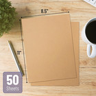 - Kraft Paper Sheets  50 Pack  8 5 X 11   Kraft Paper  Brown Craft Paper  Craft 