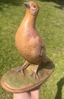 Vintage 1970   s Ceramic Holland Mold Pheasant Hen Hand Painted No Chips Or Cracks