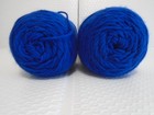 2 Skeins Of Bernat Super Value Worsted Crochet knitting Yarn Royal Blue 7oz