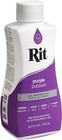 Purple Liquid Fabric Dye 8oz Non Toxic For Clothing Home Decor Crafts And More