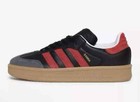 Adidas Originals Samba Xlg Black Better Scarlett Gum Shoes Ie9178 Mens Size