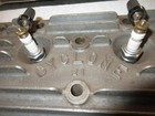Cyclone Aluminum Heads Ford Flathead V8 Engine 21 Stud Authentic Originals Nice