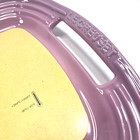 Le Creuset Mauve Pink Stoneware Serving Platter 12 25x8 5 Double Handle Tray Nwt