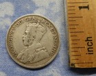 1913 Canadian 25-cent Sterling Silver Coin  Queen Victoria  Canada 25c  Km  24