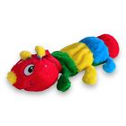 Dan Dee Collector 30    Large Caterpillar Plush Primary Colors Rainbow Yellow Red