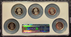 2010-s Silver Proof Atb 5-coin Quarter Set - Ngc Pf70 Multi-coin Holder