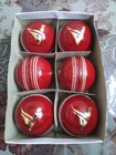 Cricket Ball Genuine Leather Premium Quality Professional Cricket Ball 156g Red 