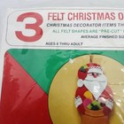 Felt Originals Christmas Ornaments Kit Fs1004 Snowman Angel Santa