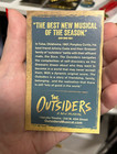 The Outsiders Broadway Mini Card Flyer Ad 