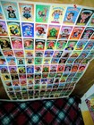 1985 Topps Chewing Gum Full Sheet Not Cut 122 Garbage Pale Kids Stickers 