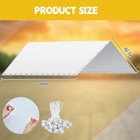 12x20 Ft Heavy Duty Carport Canopy Waterproof Garage Car Shelter Tarp Tent White