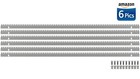 Bl  tezeit Steel Gear Rack 3 28ft 8mm Thickness 6 Pieces Total 19 7ft Hardware