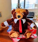 Trumpy Bear Deluxe 22    Donald Trump Teddy Bear Plush With American Flag Cape 