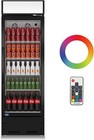 8 0 Cu Ft  Commercial Glass Door Refrigerator Merchandiser Beverage Display Etl